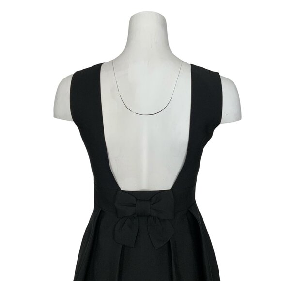 Kate Spade Marilyn Dress 4 Black Bow Sleeveless Mini - Picture 10 of 15